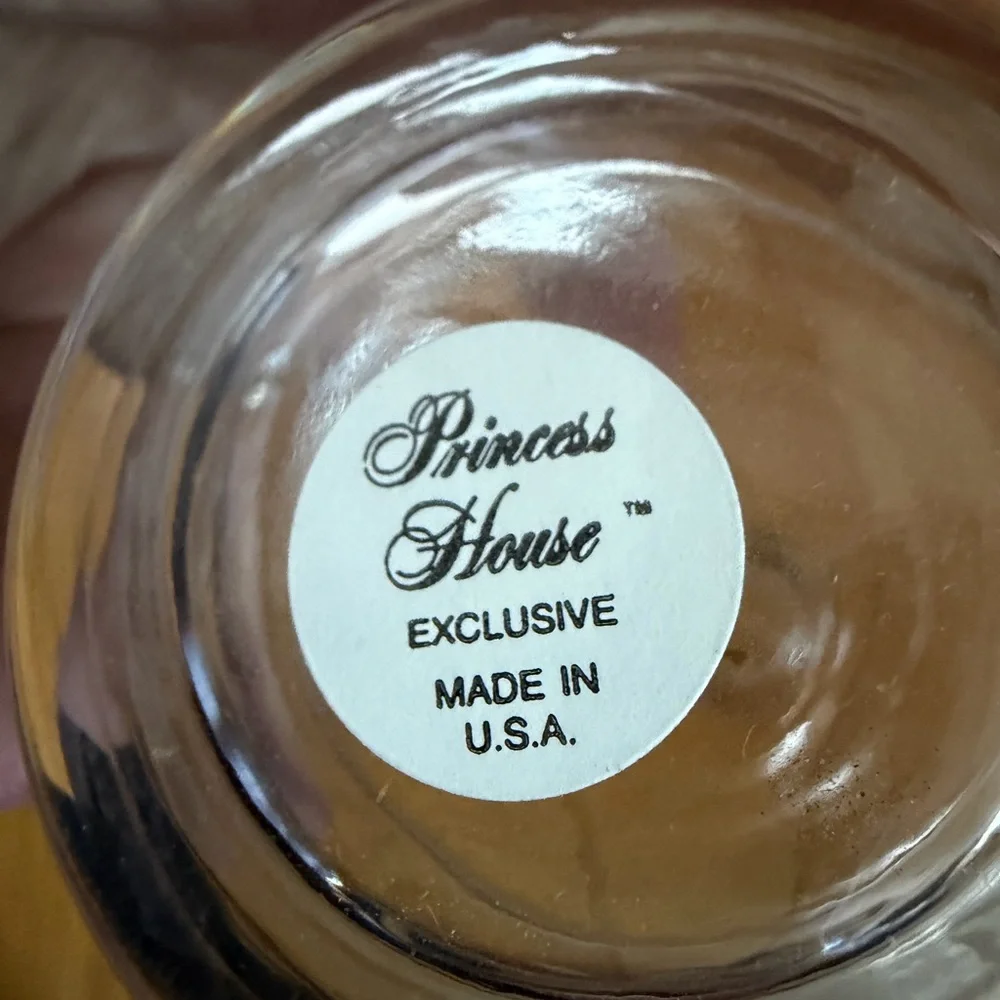 Princess House Vintage Crystal Heritage Sugar Bowl with Lid in Box